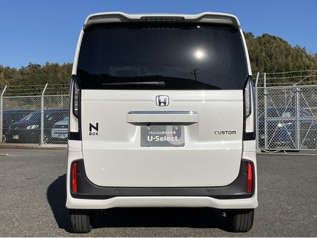 N-BOXカスタム ターボ Gathers9型ナビ/前後ドラレコ/マルチビュー/両側PSD/Bカメラ/シートヒーター オートミラー Bluetooth対応 クリソナ ナビ&TV AUTOライト ハーフレザ 車線逸脱警告 自動追従(8枚目)