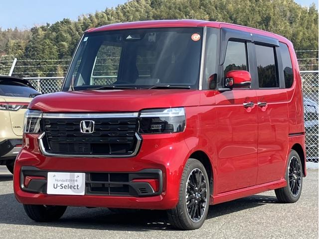 N-BOXカスタム ターボコーディネートスタイル Hコネクトナビ/前方ドラレコ/3カメドラレコ/両側PSD/Bカメラ/シートヒーター/自社レンタUP Pセンサー カーテンエアバック シートH LEDヘッドランプ オートクルーズコントロール ターボ車(4枚目)