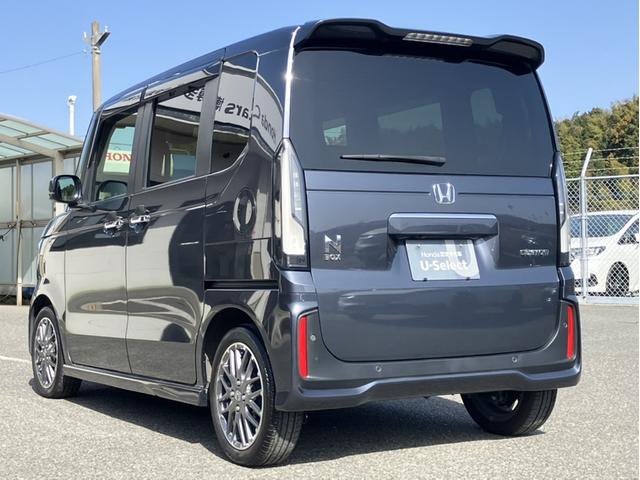 N-BOXカスタム ターボ Hコネクトディスプレー/両側PSD/Bカメラ/シートヒーター/Pセンサー/1オーナー車 盗難防止システム スマートキープッシュスタート ブレーキサポート サイドエアバック パワーステアリング 横滑防止(7枚目)