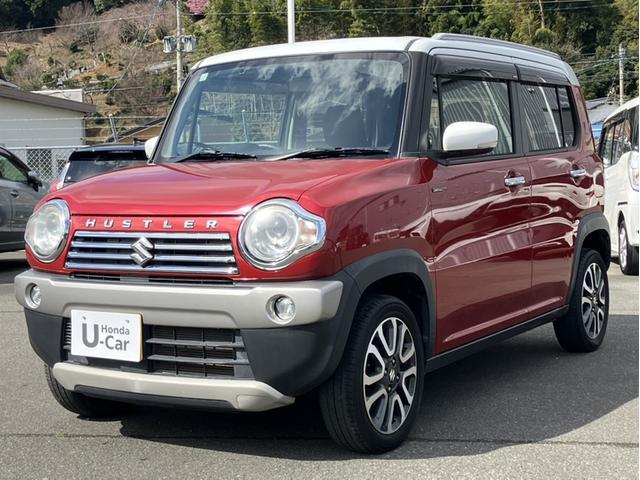 ハスラー JスタイルII 社外7型ナビ/デュアルブレーキサポート/ETC/ルーフレール/HIDヘッドライト/Wシートヒーター イモビライザー アイドリングS 全席パワーウインドウ シートヒター スマ-トキ- 地デジTV 禁煙(4枚目)