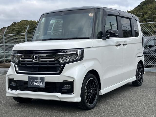N-BOXカスタム L・ターボコーディネートスタイル Gathers9型ナビ/両側PSD/Bカメラ/ETC/シートヒーター/Pセンサー/1オーナー車 横滑り防止 ECON オートクルーズ ターボ車 フルセグテレビ レーダーブレーキサポート 盗難防止 禁煙(4枚目)