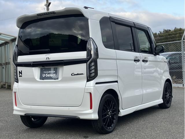 Ｎ－ＢＯＸカスタム Ｌターボスタイル＋ブラック　Ｇａｔｈｅｒｓ９型ナビ／両側ＰＳＤ／Ｂカメラ／ＥＴＣ／シートヒーター／Ｐセンサー／１オーナー車　Ｗ電動ドア　ナビＴＶ　パワステ　禁煙　ベンチシート　オートクルーズ　エアバッグ　横滑防止装置　ＡＢＳ（9枚目）
