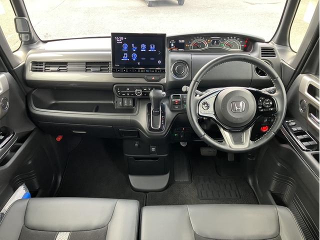 Ｎ－ＢＯＸカスタム Ｌターボスタイル＋ブラック　Ｇａｔｈｅｒｓ９型ナビ／両側ＰＳＤ／Ｂカメラ／ＥＴＣ／シートヒーター／Ｐセンサー／１オーナー車　Ｗ電動ドア　ナビＴＶ　パワステ　禁煙　ベンチシート　オートクルーズ　エアバッグ　横滑防止装置　ＡＢＳ（10枚目）