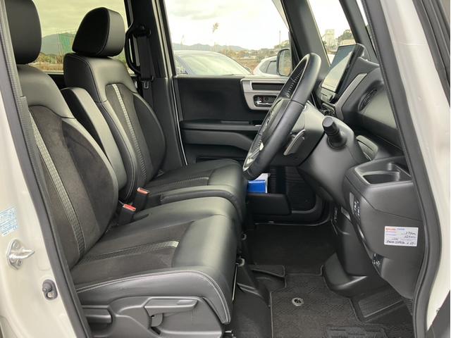 Ｎ－ＢＯＸカスタム Ｌターボスタイル＋ブラック　Ｇａｔｈｅｒｓ９型ナビ／両側ＰＳＤ／Ｂカメラ／ＥＴＣ／シートヒーター／Ｐセンサー／１オーナー車　Ｗ電動ドア　ナビＴＶ　パワステ　禁煙　ベンチシート　オートクルーズ　エアバッグ　横滑防止装置　ＡＢＳ（11枚目）