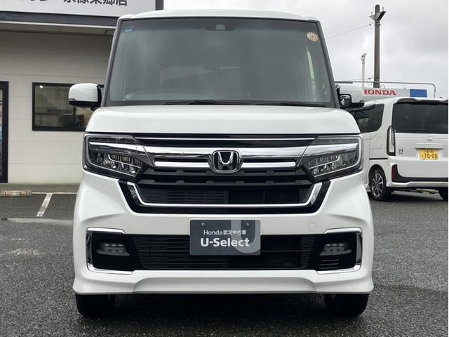 Ｎ－ＢＯＸカスタム Ｌターボ　Ｇａｔｈｅｒｓ８型ナビ／両側ＰＳＤ／ＥＴＣ／Ｂカメラ／シートヒーター／Ｐセンサー　両側電動Ｄ　セキュリティアラーム　誤発信抑制　フルオートエアコン　Ｓヒーター　ＬＥＤランプ　地デジフルセグ　Ｉストップ（2枚目）