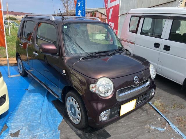 ミラココア 　ナビＴＶ　Ｂモニター　車検令和９年２月まで　タイヤ４本新品　エアコン　パワステ　パワーウィンドウ　スマートキー　ルーフレール（4枚目）