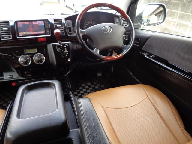 ハイエースバン ロングスーパーＧＬ　３０００ｃｃディーゼルターボ　キーレス　ＳＤナビ　フルセグ　ＤＶＤ再　Ｂｌｕｅｔｏｏｔｈ　Ｂカメラ　ＥＴＣ　ドラレコ前後付きＤインナーミラー　ベッドキット　外ショック　１７ＡＷ　ＨＩＤ　Ｔベル交換渡し（23枚目）