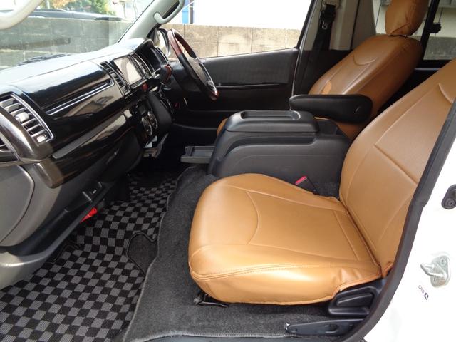 ハイエースバン ロングスーパーＧＬ　３０００ｃｃディーゼルターボ　キーレス　ＳＤナビ　フルセグ　ＤＶＤ再　Ｂｌｕｅｔｏｏｔｈ　Ｂカメラ　ＥＴＣ　ドラレコ前後付きＤインナーミラー　ベッドキット　外ショック　１７ＡＷ　ＨＩＤ　Ｔベル交換渡し（39枚目）