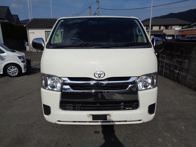 ハイエースバン ロングDX GLパッケージ 1年保証 禁煙車 6人乗 キーレス SDナビ フルセグTV DVD再生 Bluetooth バックカメラ ETC ドラレコ前後 デジタルインナーミラー 窓ありサイドガラス フィルム施工 タイヤ4本新品(2枚目)