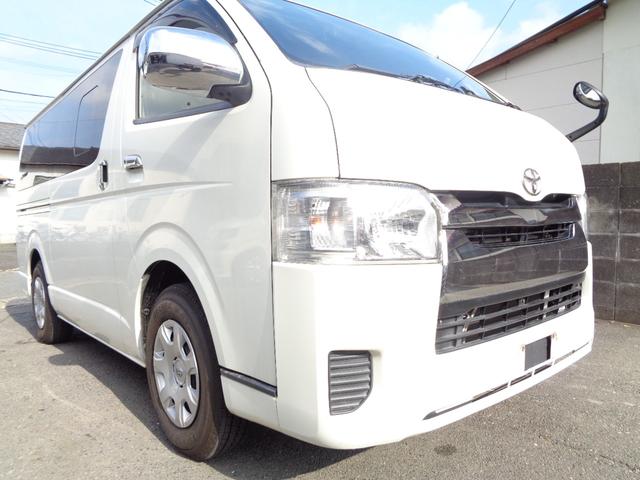 ハイエースバン ロングDX GLパッケージ 1年保証 禁煙車 6人乗 キーレス SDナビ フルセグTV DVD再生 Bluetooth バックカメラ ETC ドラレコ前後 デジタルインナーミラー 窓ありサイドガラス フィルム施工 タイヤ4本新品(7枚目)