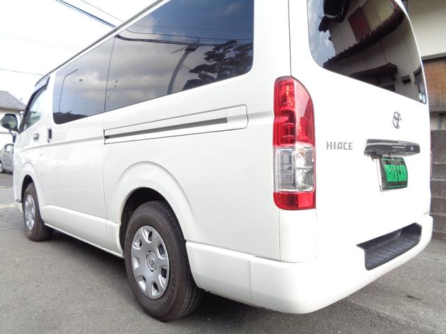 ハイエースバン ロングDX GLパッケージ 1年保証 禁煙車 6人乗 キーレス SDナビ フルセグTV DVD再生 Bluetooth バックカメラ ETC ドラレコ前後 デジタルインナーミラー 窓ありサイドガラス フィルム施工 タイヤ4本新品(18枚目)