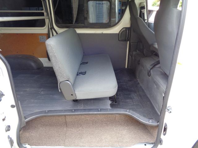 ハイエースバン ロングDX GLパッケージ 1年保証 禁煙車 6人乗 キーレス SDナビ フルセグTV DVD再生 Bluetooth バックカメラ ETC ドラレコ前後 デジタルインナーミラー 窓ありサイドガラス フィルム施工 タイヤ4本新品(41枚目)