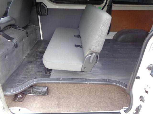 ハイエースバン ロングDX GLパッケージ 1年保証 禁煙車 6人乗 キーレス SDナビ フルセグTV DVD再生 Bluetooth バックカメラ ETC ドラレコ前後 デジタルインナーミラー 窓ありサイドガラス フィルム施工 タイヤ4本新品(43枚目)
