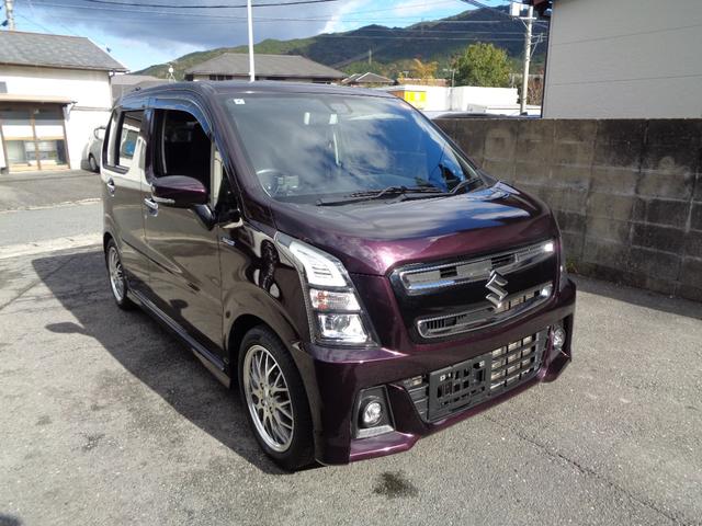 ワゴンＲスティングレー ハイブリッドＴ　ターボ　１年保証　禁煙　プッシュスタート＆インテリキー２個　ＳＤナビ　フルセグＴＶ　ＤＶＤ再生　Ｂｌｕｅｔｏｏｔｈ　Ｂカメラ　ＥＴＣ　ＨＵＤ　外アルミ　Ｄサス　デジタルインナーミラー式ドラレコ前後（3枚目）