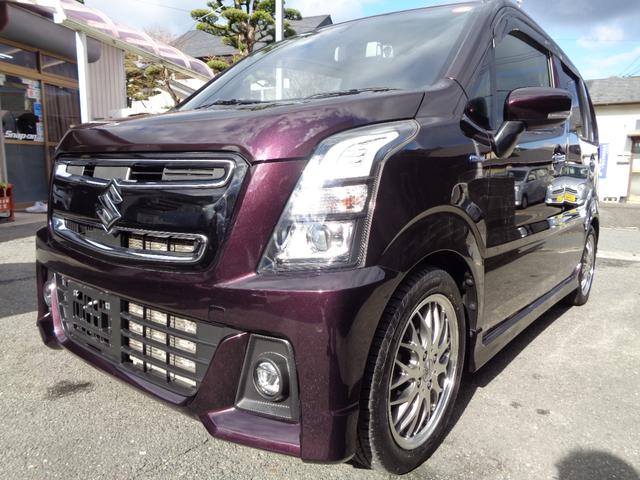 ワゴンＲスティングレー ハイブリッドＴ　ターボ　１年保証　禁煙　プッシュスタート＆インテリキー２個　ＳＤナビ　フルセグＴＶ　ＤＶＤ再生　Ｂｌｕｅｔｏｏｔｈ　Ｂカメラ　ＥＴＣ　ＨＵＤ　外アルミ　Ｄサス　デジタルインナーミラー式ドラレコ前後（6枚目）