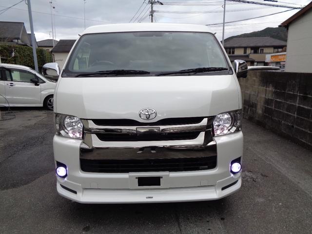 ハイエースバン スーパーＧＬ　ダークプライムＩＩ　禁煙１オーナー　アルパイン１１型ナビ　フルセグＴＶ　フロントサイドリアカメラ　ＤＶＤ再生　Ｂｌｕｅｔｏｏｔｈ　ＥＴＣ　１７インチＡＷ　ローダウン　モデリスタＦスポ　ヴァレンティテール　セーフティセンス（2枚目）