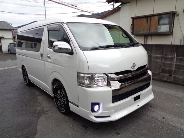 ハイエースバン スーパーＧＬ　ダークプライムＩＩ　禁煙１オーナー　アルパイン１１型ナビ　フルセグＴＶ　フロントサイドリアカメラ　ＤＶＤ再生　Ｂｌｕｅｔｏｏｔｈ　ＥＴＣ　１７インチＡＷ　ローダウン　モデリスタＦスポ　ヴァレンティテール　セーフティセンス（3枚目）