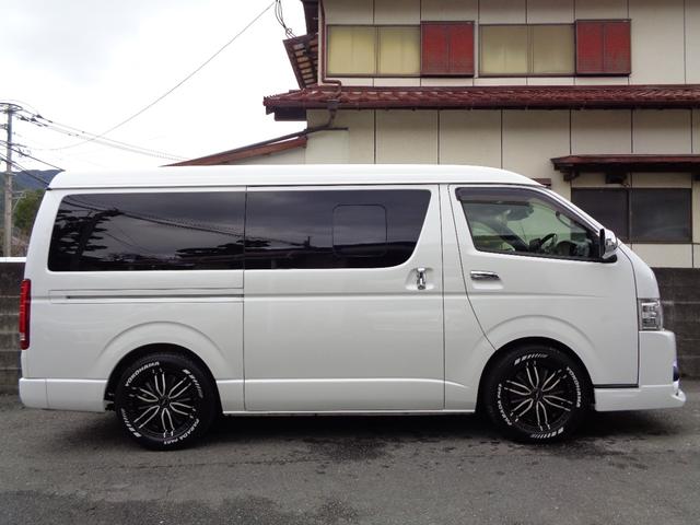 ハイエースバン スーパーＧＬ　ダークプライムＩＩ　禁煙１オーナー　アルパイン１１型ナビ　フルセグＴＶ　フロントサイドリアカメラ　ＤＶＤ再生　Ｂｌｕｅｔｏｏｔｈ　ＥＴＣ　１７インチＡＷ　ローダウン　モデリスタＦスポ　ヴァレンティテール　セーフティセンス（8枚目）