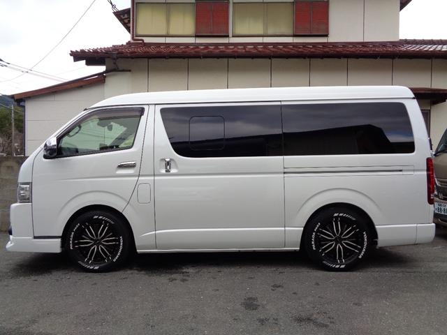 ハイエースバン スーパーＧＬ　ダークプライムＩＩ　禁煙１オーナー　アルパイン１１型ナビ　フルセグＴＶ　フロントサイドリアカメラ　ＤＶＤ再生　Ｂｌｕｅｔｏｏｔｈ　ＥＴＣ　１７インチＡＷ　ローダウン　モデリスタＦスポ　ヴァレンティテール　セーフティセンス（10枚目）