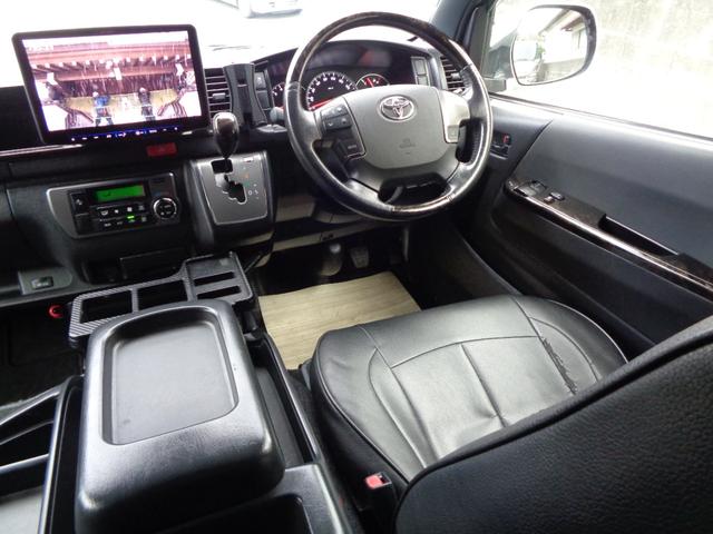 ハイエースバン スーパーＧＬ　ダークプライムＩＩ　禁煙１オーナー　アルパイン１１型ナビ　フルセグＴＶ　フロントサイドリアカメラ　ＤＶＤ再生　Ｂｌｕｅｔｏｏｔｈ　ＥＴＣ　１７インチＡＷ　ローダウン　モデリスタＦスポ　ヴァレンティテール　セーフティセンス（23枚目）