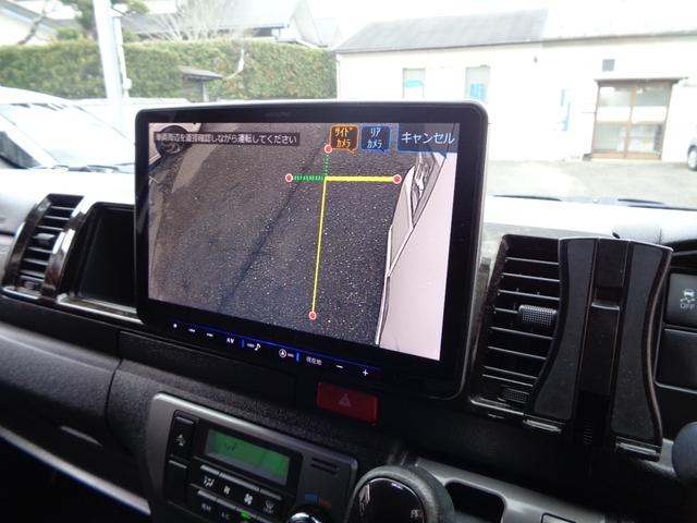 ハイエースバン スーパーＧＬ　ダークプライムＩＩ　禁煙１オーナー　アルパイン１１型ナビ　フルセグＴＶ　フロントサイドリアカメラ　ＤＶＤ再生　Ｂｌｕｅｔｏｏｔｈ　ＥＴＣ　１７インチＡＷ　ローダウン　モデリスタＦスポ　ヴァレンティテール　セーフティセンス（34枚目）