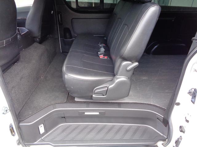 ハイエースバン スーパーＧＬ　ダークプライムＩＩ　禁煙１オーナー　アルパイン１１型ナビ　フルセグＴＶ　フロントサイドリアカメラ　ＤＶＤ再生　Ｂｌｕｅｔｏｏｔｈ　ＥＴＣ　１７インチＡＷ　ローダウン　モデリスタＦスポ　ヴァレンティテール　セーフティセンス（42枚目）