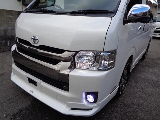 ハイエースバン スーパーＧＬ　ダークプライムＩＩ　禁煙１オーナー　アルパイン１１型ナビ　フルセグＴＶ　フロントサイドリアカメラ　ＤＶＤ再生　Ｂｌｕｅｔｏｏｔｈ　ＥＴＣ　１７インチＡＷ　ローダウン　モデリスタＦスポ　ヴァレンティテール　セーフティセンス（58枚目）