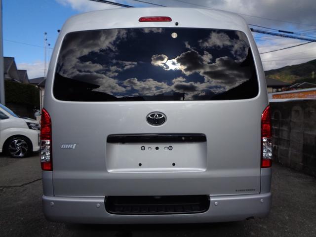 ハイエースバン ロングワイドスーパＧＬマルチロルトランスポタタイプＩ　禁煙１オーナー　両側電動ドア　プッシュスタート＆スマートキー　ＳＤナビフルセグ　ＤＶＤ再　Ｂｌｕｅｔｏｏｔｈ　Ｂカメラ　ＥＴＣ　玄武ローダウン　１７ＡＷ　モデリスタＦスポイラー　デジタルインナーミラー（13枚目）