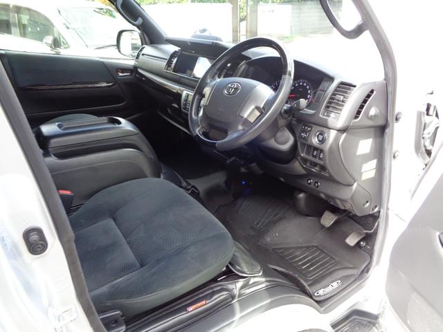 ハイエースバン ロングワイドスーパＧＬマルチロルトランスポタタイプＩ　禁煙１オーナー　両側電動ドア　プッシュスタート＆スマートキー　ＳＤナビフルセグ　ＤＶＤ再　Ｂｌｕｅｔｏｏｔｈ　Ｂカメラ　ＥＴＣ　玄武ローダウン　１７ＡＷ　モデリスタＦスポイラー　デジタルインナーミラー（25枚目）