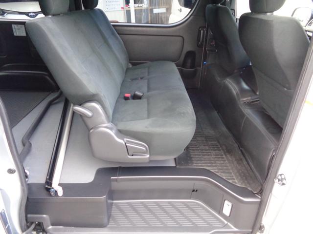 ハイエースバン ロングワイドスーパＧＬマルチロルトランスポタタイプＩ　禁煙１オーナー　両側電動ドア　プッシュスタート＆スマートキー　ＳＤナビフルセグ　ＤＶＤ再　Ｂｌｕｅｔｏｏｔｈ　Ｂカメラ　ＥＴＣ　玄武ローダウン　１７ＡＷ　モデリスタＦスポイラー　デジタルインナーミラー（40枚目）