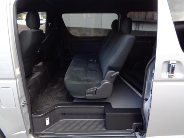 ハイエースバン ロングワイドスーパＧＬマルチロルトランスポタタイプＩ　禁煙１オーナー　両側電動ドア　プッシュスタート＆スマートキー　ＳＤナビフルセグ　ＤＶＤ再　Ｂｌｕｅｔｏｏｔｈ　Ｂカメラ　ＥＴＣ　玄武ローダウン　１７ＡＷ　モデリスタＦスポイラー　デジタルインナーミラー（42枚目）