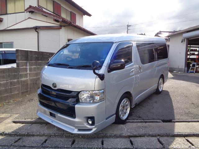ハイエースバン ロングワイドスーパＧＬマルチロルトランスポタタイプＩ　禁煙１オーナー　両側電動ドア　プッシュスタート＆スマートキー　ＳＤナビフルセグ　ＤＶＤ再　Ｂｌｕｅｔｏｏｔｈ　Ｂカメラ　ＥＴＣ　玄武ローダウン　１７ＡＷ　モデリスタＦスポイラー　デジタルインナーミラー（65枚目）