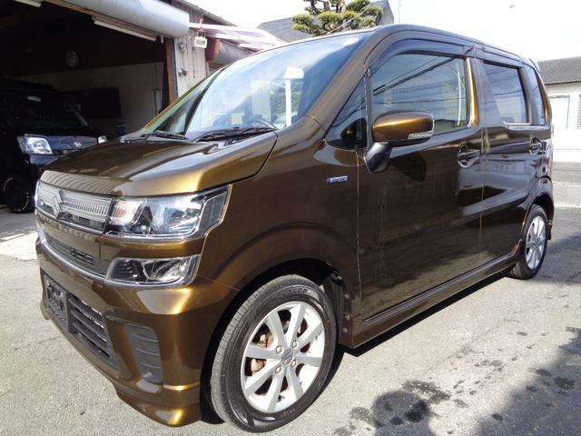 ワゴンＲ ハイブリッドＦＺ　セーフティパッケージ　１年保証　禁煙１オーナー　プッシュスタート　スマートキー２個　純正ＳＤナビ　ＴＶ　ＬＥＤヘッドランプ　衝突軽減ブレーキ　車線離脱警報　ＨＵＤ　運転席シートヒーター　純正アルミ（4枚目）