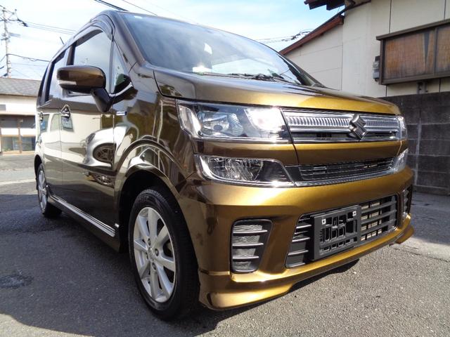 ワゴンＲ ハイブリッドＦＺ　セーフティパッケージ　１年保証　禁煙１オーナー　プッシュスタート　スマートキー２個　純正ＳＤナビ　ＴＶ　ＬＥＤヘッドランプ　衝突軽減ブレーキ　車線離脱警報　ＨＵＤ　運転席シートヒーター　純正アルミ（7枚目）