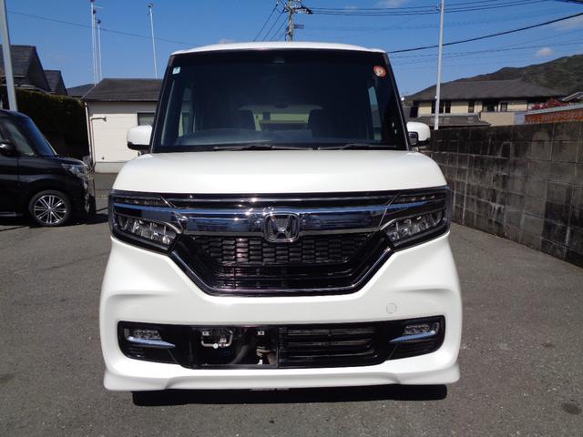 Ｎ－ＢＯＸカスタム Ｇ・Ｌホンダセンシング　１年保証　禁煙１オーナー　左電動ドア　プッシュスタート　スマートキー２個　８インチインターナビ　フルセグＴＶ　ＤＶＤ再生　Ｂｌｕｅｔｏｏｔｈ　バックカメラ　ＥＴＣ　ＬＥＤヘッドランプ　衝突軽減ブレーキ（2枚目）