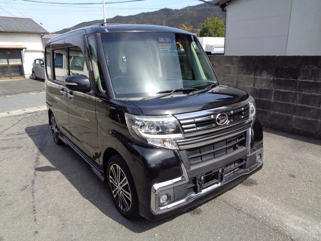 タント カスタムＲＳ　トップエディションＳＡＩＩＩ　１年保証　禁煙車　両側電動ドア　スマートキー２本　純正８インチワイドナビ　フルセグ　ＤＶＤ再生　Ｂｌｕｅｔｏｏｔｈ　バックカメラ　ＵＳＢ＆ＨＤＭＩ　ＥＴＣ　ドラレコ前後　シートヒーター　スマアシＩＩＩ（3枚目）