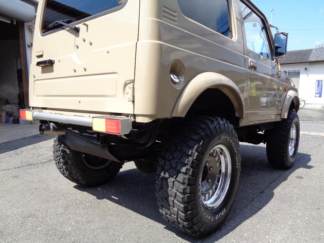 ジムニー ワイルドウインド　禁煙車　リフトアップ　１５インチアルミ　オーバーフェンダー　前後社外バンパー　外マフラー　シートカバー　ＬＥＤヘッドランプ　ＣＤデッキ　Ｂｌｕｅｔｏｏｔｈ　ＵＳＢ　新品ＥＴＣ　リアガラスフィルム施工（15枚目）