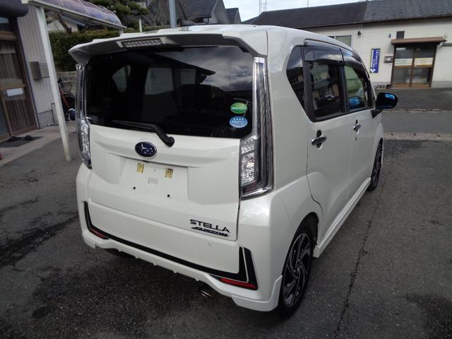 ステラ カスタムＲＳ　スマートアシスト　４ＷＤターボ　１年保証　禁煙１オーナー（12枚目）
