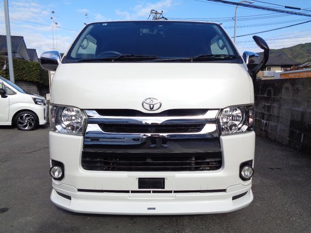 ハイエースバン ロングスーパーＧＬ　４型３０００ｃｃディーゼルターボ　プッシュスタート＆スマートキー２個　ＳＤナビ　フルセグ　ＤＶＤ再　Ｂｌｕｅｔｏｏｔｈ　Ｂカメラ　ＥＴＣ　純正ＬＥＤヘッド　モデＦスポ　Ｄインナーミラー　フィルム施工（2枚目）