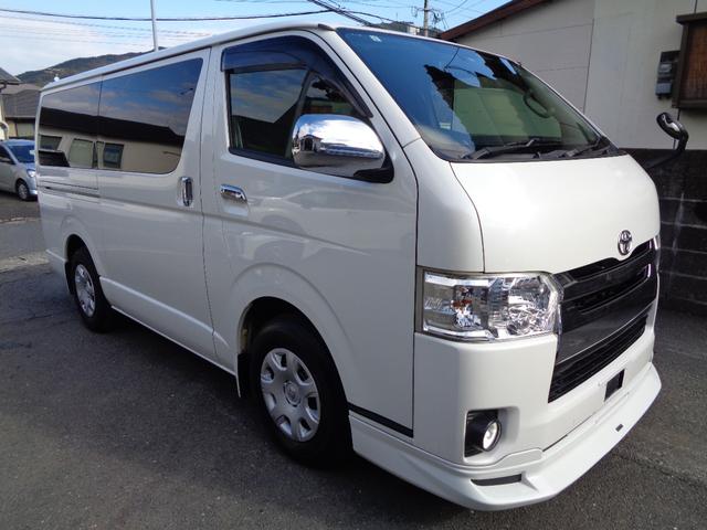 ハイエースバン ロングスーパーＧＬ　４型３０００ｃｃディーゼルターボ　プッシュスタート＆スマートキー２個　ＳＤナビ　フルセグ　ＤＶＤ再　Ｂｌｕｅｔｏｏｔｈ　Ｂカメラ　ＥＴＣ　純正ＬＥＤヘッド　モデＦスポ　Ｄインナーミラー　フィルム施工（5枚目）