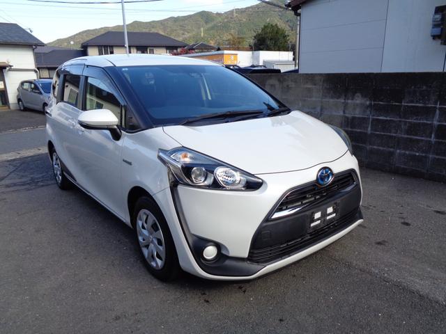 シエンタ ハイブリッドＧ　禁煙車　６人乗り　プッシュスタート　スマートキー　後席モニター　両側電動ドア　純正ナビ　フルセグＴＶ　ＤＶＤ再　Ｂｌｕｅｔｏｏｔｈ　Ｂカメラ　ＥＴＣ　社外ＬＥＤヘッド　前席シートヒーター（3枚目）