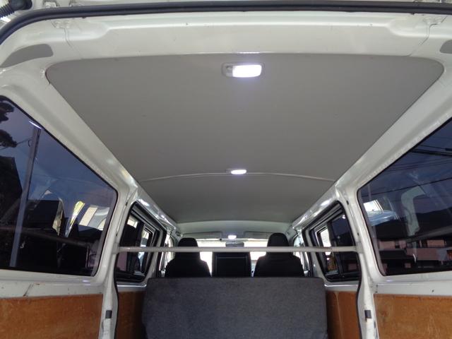 ハイエースバン ロングＤＸ　ＧＬパッケージ　５ドア３０００ｃｃディーゼルターボ禁煙１オーナー６人乗　純正ナビ　フルセグ　ＤＶＤ再　Ｂｌｕｅｔｏｏｔｈ　Ｂカメラ　ＥＴＣ　純ＬＥＤヘッド　電格ミラー　ルーフキャリア＆リアラダー　ガラスフィルム施工（45枚目）