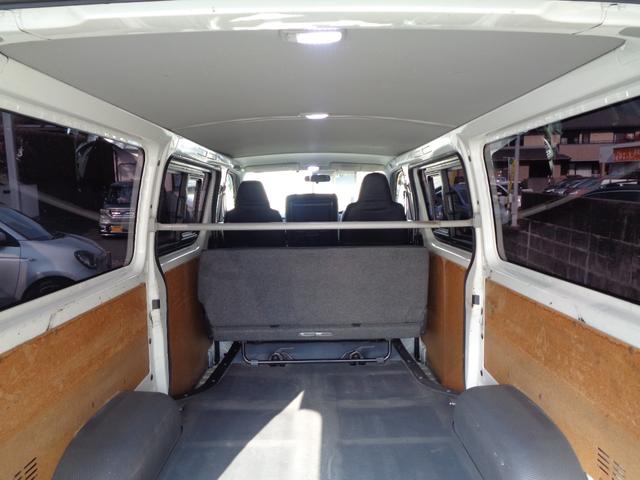 ハイエースバン ロングＤＸ　ＧＬパッケージ　５ドア３０００ｃｃディーゼルターボ禁煙１オーナー６人乗　純正ナビ　フルセグ　ＤＶＤ再　Ｂｌｕｅｔｏｏｔｈ　Ｂカメラ　ＥＴＣ　純ＬＥＤヘッド　電格ミラー　ルーフキャリア＆リアラダー　ガラスフィルム施工（46枚目）
