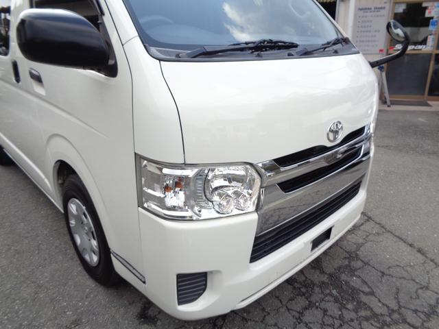 ハイエースバン ロングＤＸ　ＧＬパッケージ　５ドア３０００ｃｃディーゼルターボ禁煙１オーナー６人乗　純正ナビ　フルセグ　ＤＶＤ再　Ｂｌｕｅｔｏｏｔｈ　Ｂカメラ　ＥＴＣ　純ＬＥＤヘッド　電格ミラー　ルーフキャリア＆リアラダー　ガラスフィルム施工（54枚目）