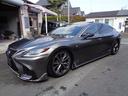 LS LS500h Fスポーツ 禁煙車 サンルーフ ブラックレザー モデリスタエアロ 新品サスコン 純正SDナビ フルセグTV DVD再生 Bluetooth 全方位カメラ Dインナーミラー フィルム施工 ETC2.0 ドラレコ(5枚目)