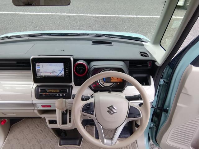 スペーシア ハイブリッドＸ　両側電動スライド　全方位カメラ　ナビＴＶ　Ｂｌｕｅｔｏｏｔｈ　アイドルストップ　衝突軽減ブレーキ　横滑り防止　車線逸脱警報　パーキングアシスト　前後ドラレコ　ＥＴＣ　電動格納ミラー　プッシュスタート（38枚目）