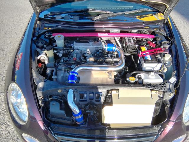 コペン アクティブトップ　ＤスポーツＥＣＵ　車高調　バックカメラ　ＳＤナビ　フルセグＴＶ　Ｂｌｕｅｔｏｏｔｈ　ＣＤ／ＤＶＤ　ＭＯＭＯステアリング　前後ドラレコ　ＥＴＣ　ＨＩＤライト　フォグランプ　社外１５インチＡＷ　キーレス（39枚目）