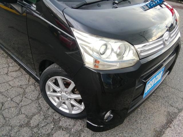 ムーヴ カスタム　Ｇ　走行４６５１０ｋｍ！　アイドリングストップ　電動格納ミラー　ＣＤ再生　ラジオ　ＨＩＤライト　フォグランプ　１４インチアルミホイール　プッシュスタート　スマートキー　オートエアコン　ＰＳ　ＰＷ　ＡＢＳ（5枚目）