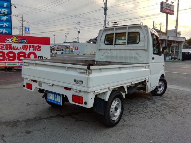 キャリイトラック ＫＣエアコン・パワステ　走行５１５４０ｋｍ！　レンタカーアップ　ラジオ　ライトレベライザー　エアコン　パワーステアリング（22枚目）