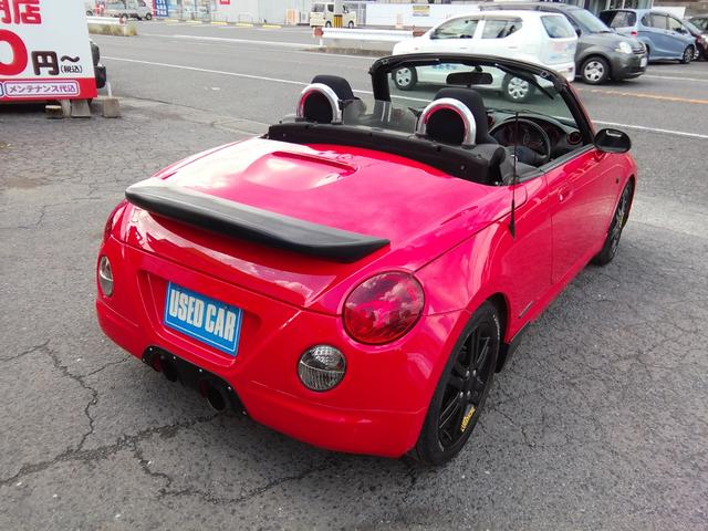 コペン アクティブトップ 社外マフラー 社外15インチアルミホイール HDDナビ フルセグTV Bluetooth CD/DVD再生 LEDライト フォグランプ ターボ エアコン パワーステアリング パワーウィンドウ ABS(12枚目)